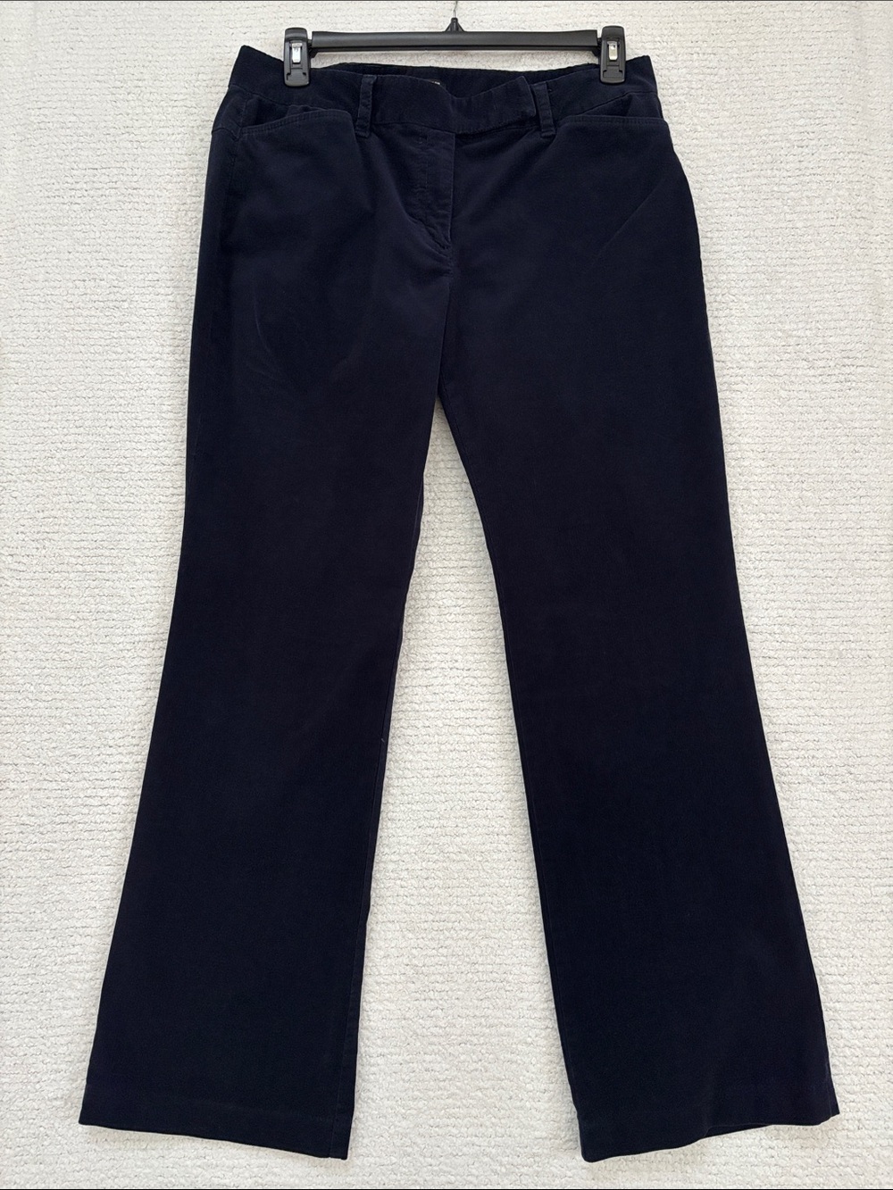 Ann Taylor Corduroy Dark Navy Boot-Cut Pants